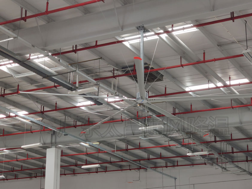 東莞倉儲物流中心工業大風扇安裝工程